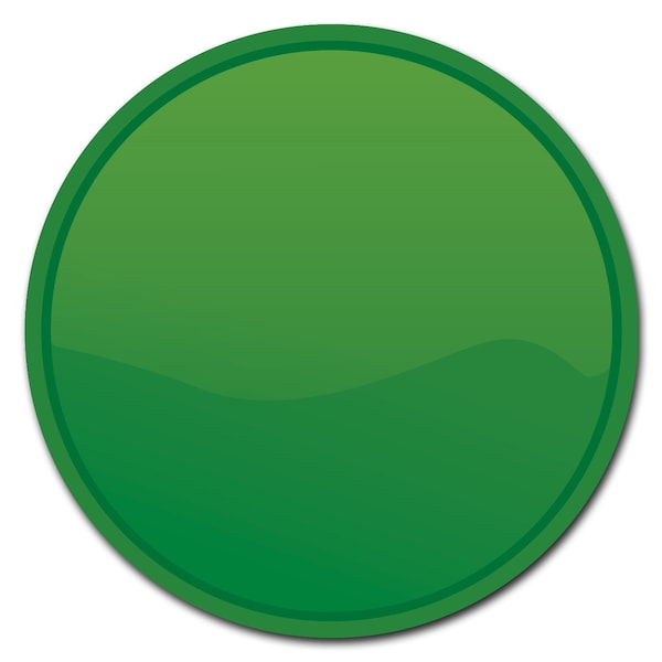 Signmission Farmers Market Green Beans Circle Vinyl Laminated Decal, D-8-CIR-Green D-8-CIR-Green - main